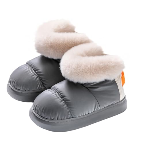 cfpqv Winterboots Damen Gefütterte, Winterstiefel Kurzschaft Stiefel Rutschfest Winterschuhe Schlupfstiefel Herbst Winter Boots Warme Stiefeletten Schneestiefel Thermostiefel Damenstiefel Halbstiefel von cfpqv