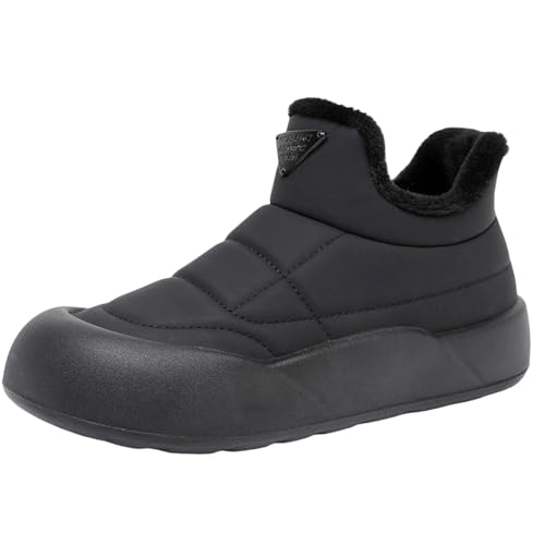 cfpqv Winterschuhe Damen Gefüttert Winterboots Kurzstiefel Wasserdicht Winterstiefel Schlupfstiefel Thermostiefel Schneestiefel Warm Winter Stiefel Damenstiefel Stiefeletten Ankle Boots Arbeitsschuhe von cfpqv