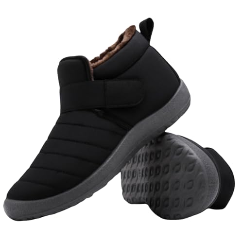 cfpqv Winterschuhe Damen Gefüttert Winterboots Slip On Schuhe Warm Plüsch Winterstiefel Sneaker Rutschfest Hausschuhe Wanderschuhe Arbeitschuhe Loafer Halbschuhe Winter Boots Sportschuhe Turnschuhe von cfpqv