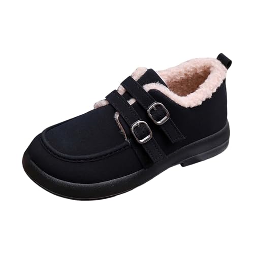 cfpqv Winterschuhe Damen Gefüttert Winterboots Warm Plüsch Halbschuhe Slip On Schuhe Loafer Hausschuhe Sneaker Winterstiefel Wanderschuhe Arbeitschuhe Winter Boots Sportschuhe Turnschuhe von cfpqv