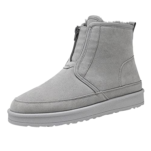 cfpqv Winterschuhe Herren Gefüttert - Winterboots Winterstiefel Wasserdicht Wanderstiefel Arbeitsstiefel Winter Warm Schneeschuhe Wanderschuhe Rutschfest Trekkingschuhe Outdoorschuhe Thermostiefel von cfpqv