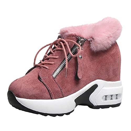 cfpqv Winterstiefel Damen Wasserdicht Schneestiefel Schnürstiefel Plateau Stiefeletten Gefüttert Winterboots Schlupfstiefel Warm Winterschuhe Sportschuhe Arbeitsstiefel Wanderstiefel Thermostiefel von cfpqv