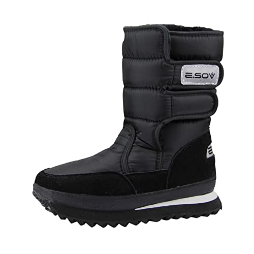 cfpqv Winterstiefel Damen Wasserdicht Schneestiefel Winterschuhe Gefüttert Warm Winterboots Schlupfstiefel Winter Stiefel Boots Wanderstiefel Trekkingstiefel Outdoorschuhe Wanderschuhe Arbeitsstiefel von cfpqv
