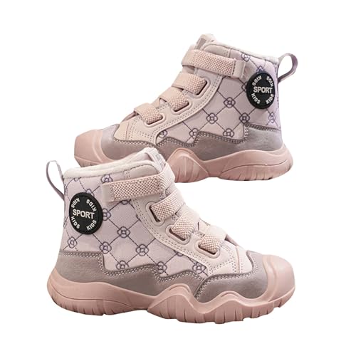 cfpqv Winterstiefel Kinder Schneestiefel Mädchen Jungen Winterschuhe Warm Gefüttert Wanderschuhe rutschfest Winterboots Bequem Trekking Wanderstiefel Winter Stiefel Trailrunning Schuhe Kinderschuhe14 von cfpqv