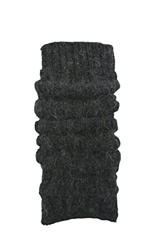 1 Paar Grobstrick-Stulpe mit Alpakawolle Legwarmers für Teenager und DamenCH-354 (anthrazit) von ch-home-design