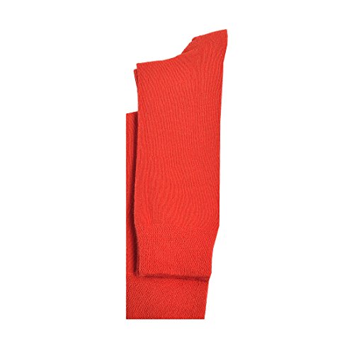 ch-home-design Herrensocken Color Your Life * 2er-Bündel Trend socken Rot, Lila, Blau, Grün, OrangeCh-6192 (39-42, Rot) von ch-home-design