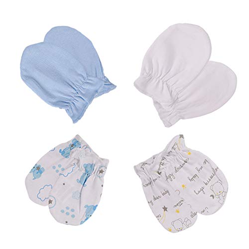 Baby Unisex Cotton Gloves For Boys Girls Scratch Mittens for Newborn 0-12 Months Personalisierte Geschenke Neugeborenen Set Anti-scratch Baby Mittens von chamie