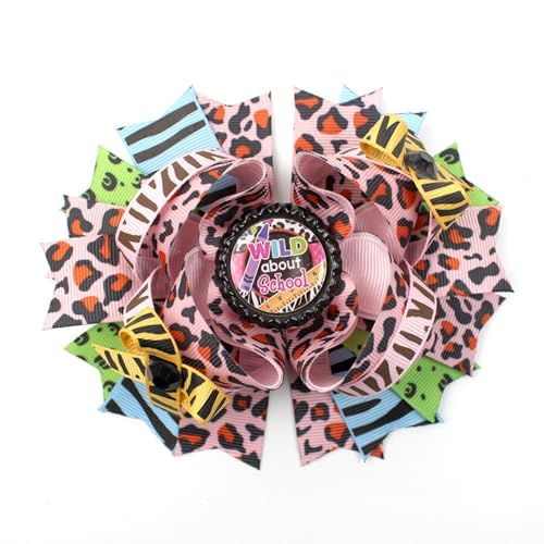 2 Stück Schleife Haarschmuck, Haarspangen für Mädchen, Haarschmuck Schleife Baby Haarspangen, Kinder Haarschmuck für Teens Kleinkinder Kindertag Partygeschenke (B) von champracer