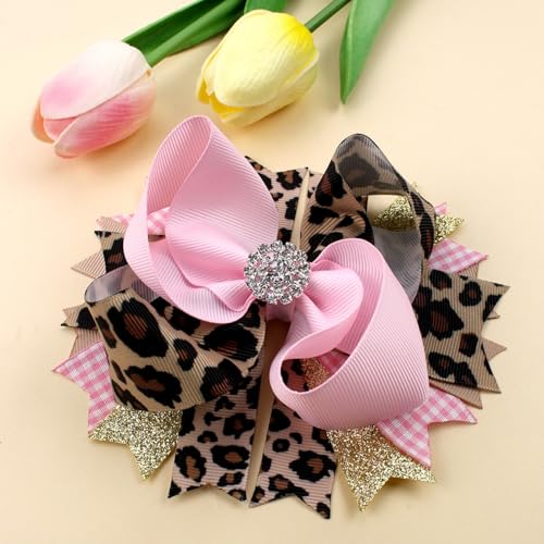 4 stücke Baby Mädchen Kleine Haarschleife Mädchen Haarbögen Clips Ripsband Bögen Haarspangen Haarschmuck für Mädchen Kleinkind Kleinkinder Kinder Jugendliche (2024102418) von champracer