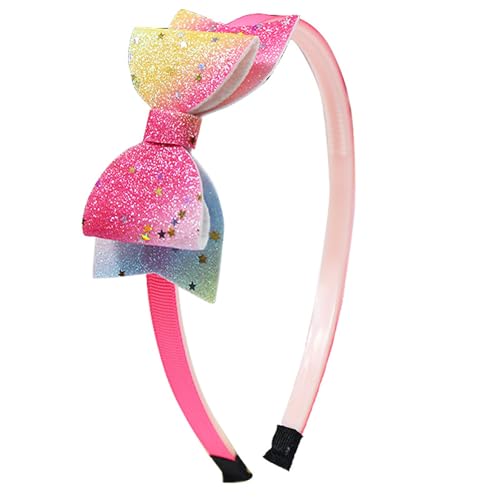 5 Stück Haarreifen mit Schleife, Modischer Haarreifen Damen-Haar, Niedliche Stirnband mit Schleife, für Frauen Mädchen Haarstyling (A) von champracer