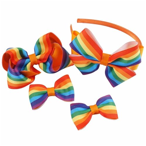8 Stück Haarreifen mit Schleife, Modischer Haarreifen Damen-Haar, Niedliche Stirnband mit Schleife, für Frauen Mädchen Haarstyling (B) von champracer