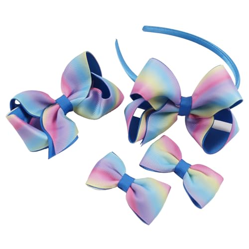8 Stück Haarreifen mit Schleife, Modischer Haarreifen Damen-Haar, Niedliche Stirnband mit Schleife, für Frauen Mädchen Haarstyling (E) von champracer