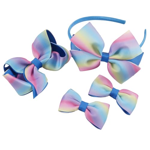 8 Stück Haarreifen mit Schleife, Modischer Haarreifen Damen-Haar, Niedliche Stirnband mit Schleife, für Frauen Mädchen Haarstyling (F) von champracer