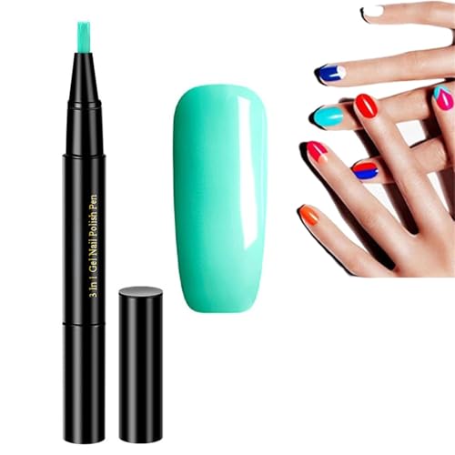 Gestufter Nagellackstift, Nagellackstift, 3 In 1 Bleistift Nagellack für Frauen Und MäDchen Keine Notwendigkeit für Externe Beschichtung, Nagellack Stift (N-14) von champracer