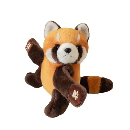 Tiger Kuscheltier Tiger Slap Armband Tiger Stofftier mit Schnapparmband Stofftier Slap Armband Geburtstagsgeschenk für Mädchen und Jungen (Roter Panda) von champracer