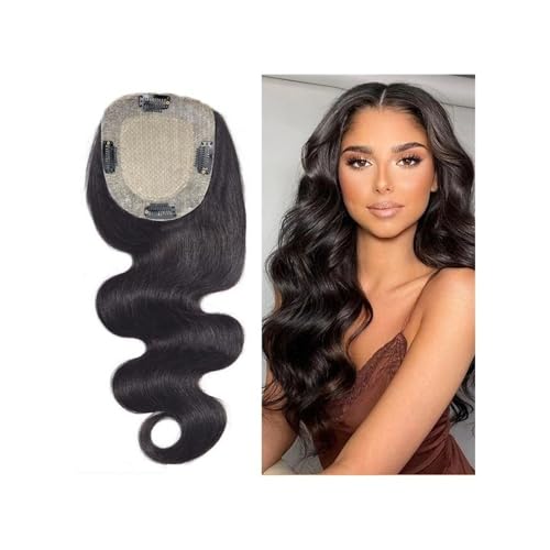 Langhaarperücke, 8-22 Zoll Haarteil 15x16CM Spitzenperücke for Frauen mit dünner werdendem Haar(8 inch) von changgengyi