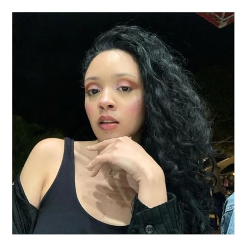 Langhaarperücke, Welliger, lockiger Echthaar-Topper for Frauen, Farbe europäisches Echthaar, 12 x 13 cm, Seidenhaut-Basis, Clip-in-gewellte Echthaarteile(20 inches) von changgengyi