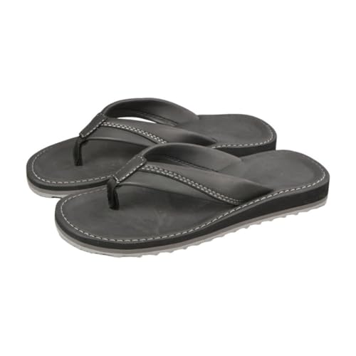 changgengyi Duschpantoffel, Bequeme Flip-Flops for Herren – leichte Strandsandalen for den Sommer(Black,41 EU) von changgengyi