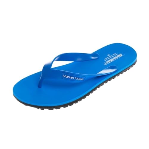 changgengyi Duschpantoffel, EVA-Flip-Flops for Herren im Sommer – Hausschuhe aus weichem Gummi for Strand und Outdoor(Blue,39 EU) von changgengyi