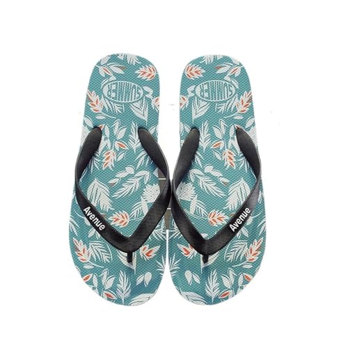 changgengyi Duschpantoffel, Sommer-Flip-Flops for Herren – Strandsandalen mit weicher Sohle, leichte und bequeme Freizeit-Hausschuhe for den Außenbereich(Green,43 EU) von changgengyi