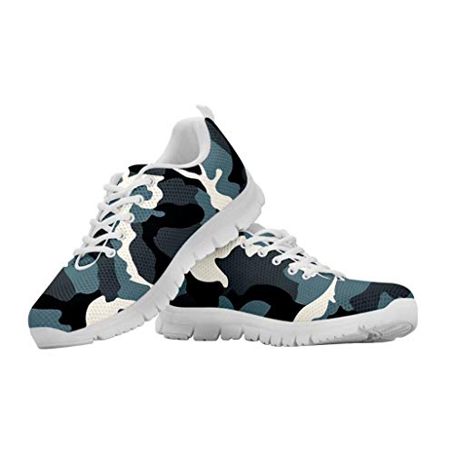 Chaqlin Unisex-Erwachsene Laufschuhe Neuheit Camouflage Druck Sneaker Outdoor Sport Gym Turnschuhe, - Camouflage Stil 10 - Größe: 38 EU von chaqlin