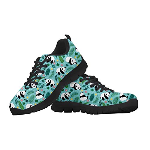 chaqlin Cute Panda Party Print Schuhe für Damen Herren Casual Sports Athletic Walking Tennis Workout Trainer Turnschuhe Unisex Adult Laufschuhe 38 EU von chaqlin