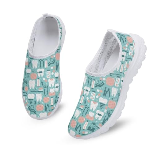 chaqlin Damen Casual Walking Schuhe Krankenschwester Sneaker Slip-on Laufschuhe Atmungsaktive Casual Sport Gym Schuhe Krankenschwester Arbeitsschuhe,37 EU von chaqlin