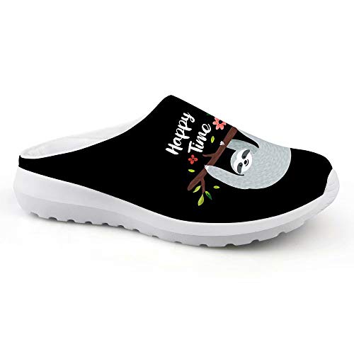 chaqlin Damen Sommer Strand Slipper Mesh Unisex Erwachsene Clogs Sandalen Sport Walking Schuhe, - Faultier 1 - Größe: 41 EU von chaqlin