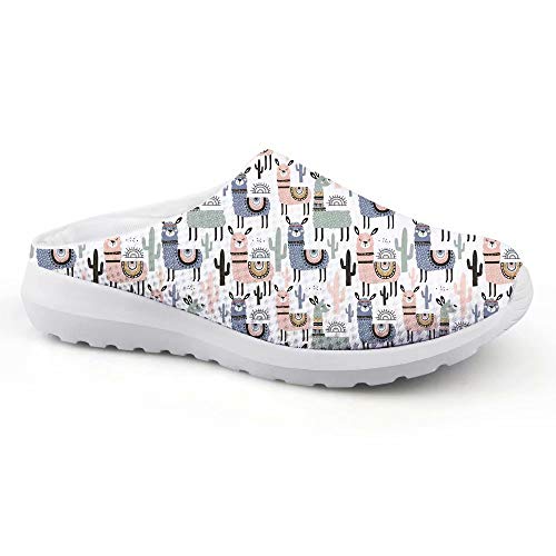 chaqlin Damen Sommer Strand Slipper Mesh Unisex Erwachsene Clogs Sandalen Sport Walking Schuhe, Schwarz - Alpaka - Größe: 40 EU von chaqlin