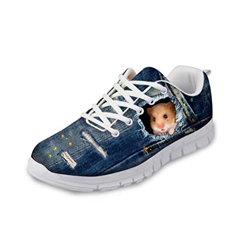 chaqlin Denim Hamster Modische Herren Damen Turnschuhe Anti-Rutsch-Sport Outdoor Running Toms Größe 41 von chaqlin