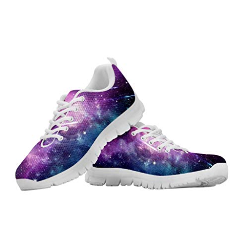 chaqlin Galaxy Space Pattern Sport Laufen Jogging Turnschuhe für Damen Männer, Casual Low Top Modetrainer Leichte Baseballschuhe 36 EU von chaqlin