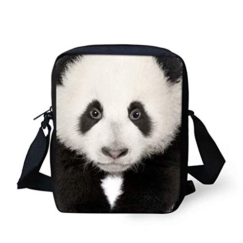 chaqlin Kinder Kinder Schule Bookbags Panda Print Messenger Handtaschen für Frauen Casual Travel Crossbody Umhängetaschen Geschenke von chaqlin