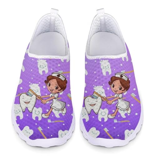 chaqlin Laufschuhe für Damen,Schöne Krankenschwester Zahnarzt Turnschuhe Joggingschuhe Leichtgewichts Sneaker Tennisschuhe Fitness Trainingsschuhe Sportschuhe Walking Schuhe Größe 43 EU chaqlin Laufschuhe für Damen,Schöne Krankenschwester Zahnarzt Turnschuhe Joggingschuhe Leichtgewichts Sneaker Tennisschuhe Fitness Trainingsschuhe Sportschuhe Walking Schuhe Größe 43 EU von chaqlin