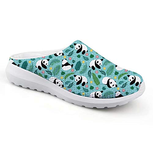 chaqlin Lightweight Beach Wanderschuhe Cute Panda Slip On Loafers für Frauen Größe 38 von chaqlin