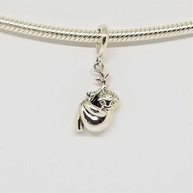 Echter Silber Faultier Anhänger Für Armbänder von charmco