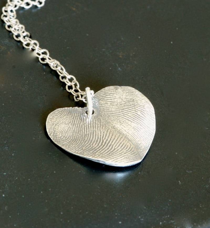 Vater Und Kind - Fingerprint Herz Halskette Vater Und Kind - Fingerprint Herz Halskette von charmedjewelry