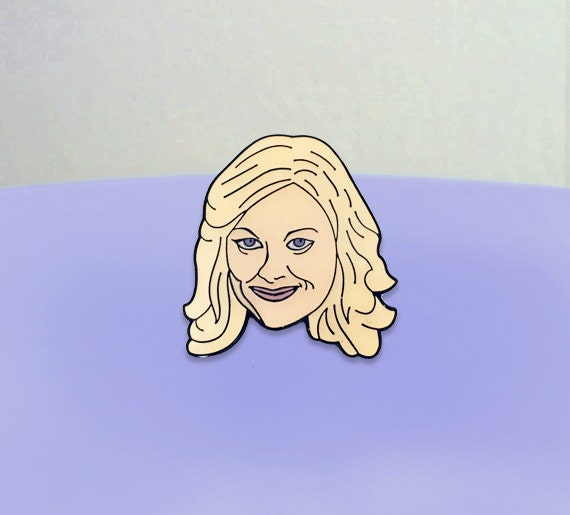 Leslie Knope Emaille Pin Leslie Knope Emaille Pin von charmingafternoon
