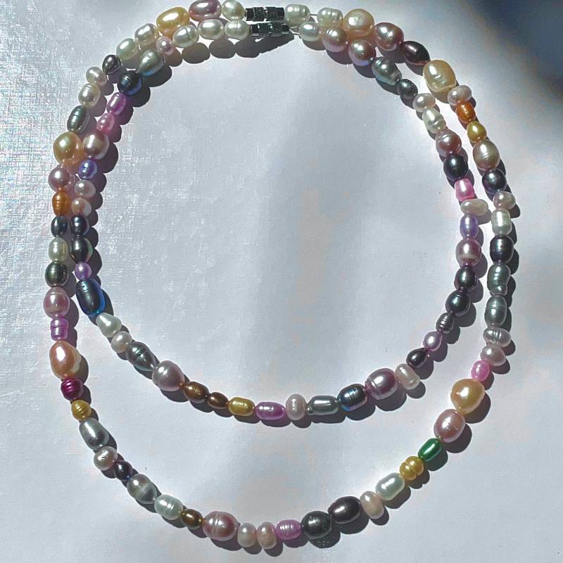 Multicolored Freshwater Pearl Necklace "st. Maxime" Multicolored Freshwater Pearl Necklace "st. Maxime" von chateau28