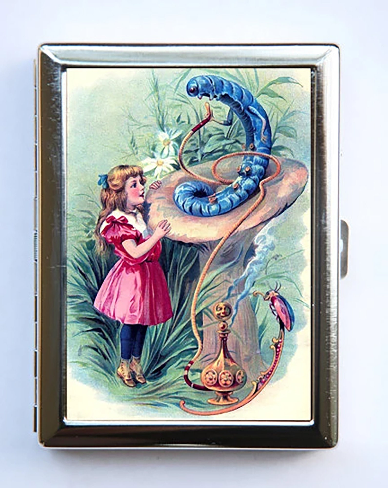 Alice Im Wunderland Zigarettenetui Brieftasche Visitenkartenhalter Raupe Viktorian Märchen Diy Alice Im Wunderland Zigarettenetui Brieftasche Visitenkartenhalter Raupe Viktorian Märchen Diy von che655