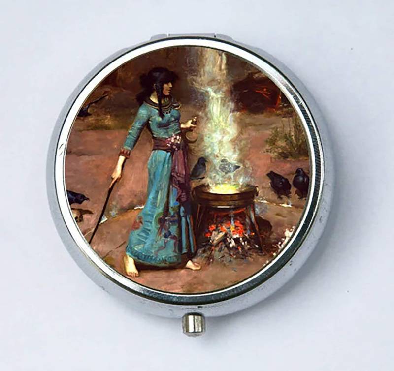 Der Zauberkreis Pill Case Pillendose Pillenbox Halter von che655