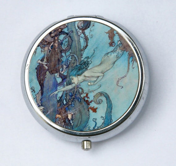 Die Kleine Meerjungfrau Pillbox Pille Fall Halter von che655