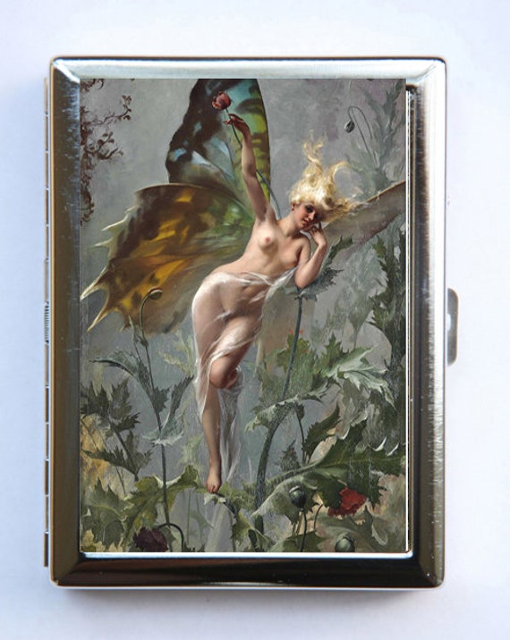 Die Mohn Fee Zigarette Fall Brieftasche Visitenkartenhalter von che655