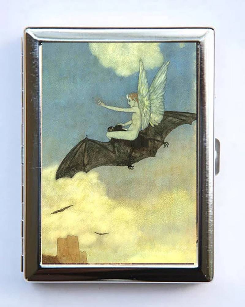 Feen-Reiten-Fledermaus Zigarettenetui Visitenkartenhalter von che655