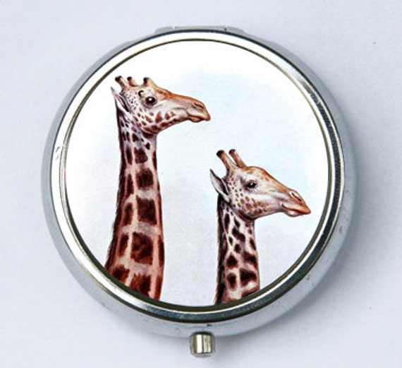 Giraffe Pill Case Pillbox Pille Fall Box Zoo Tier von che655