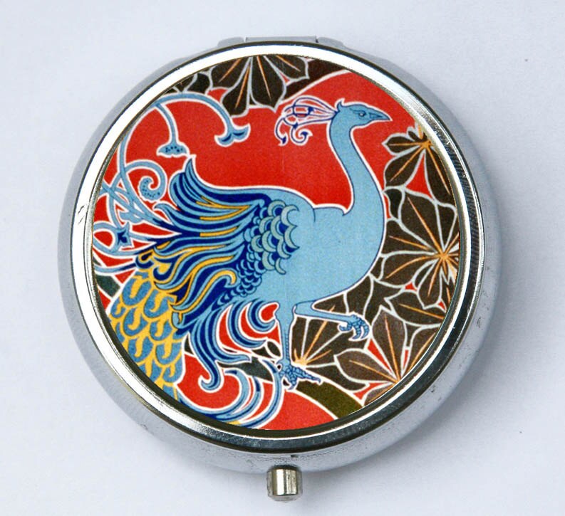 Jugendstil Pfau #1 Pillendose von che655