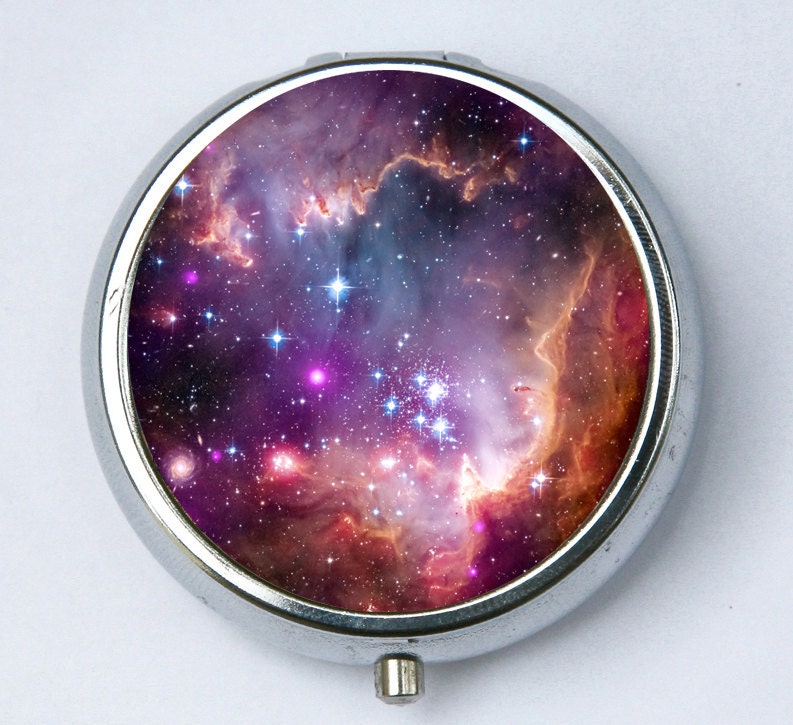 Pillendose Boxhalter Galaxy Stars Pillbox Weltall von che655