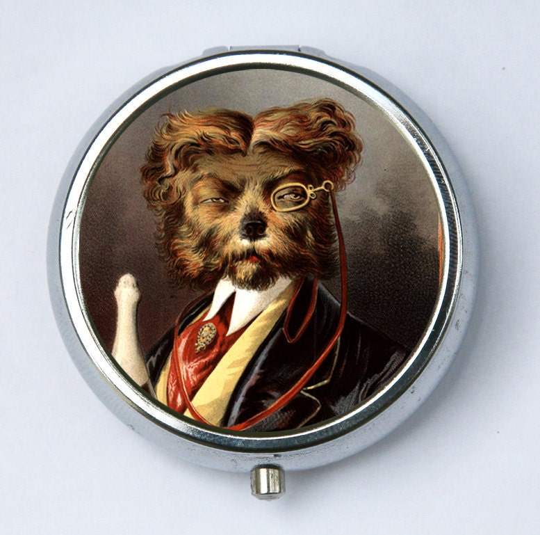 Regal Hund Pillendose Pillenbox Halter Anthromorph Diy Niedlich von che655