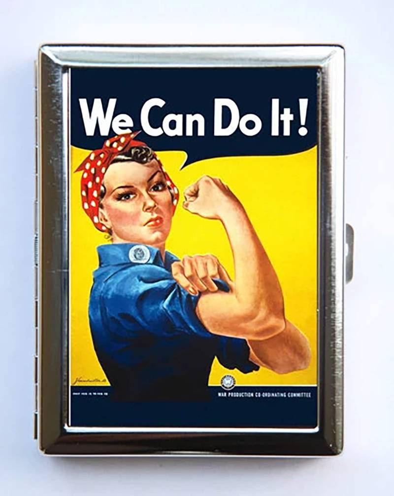 Rosie The Riveter Zigarettenetui Visitenkartenhalter Americana Wwii von che655