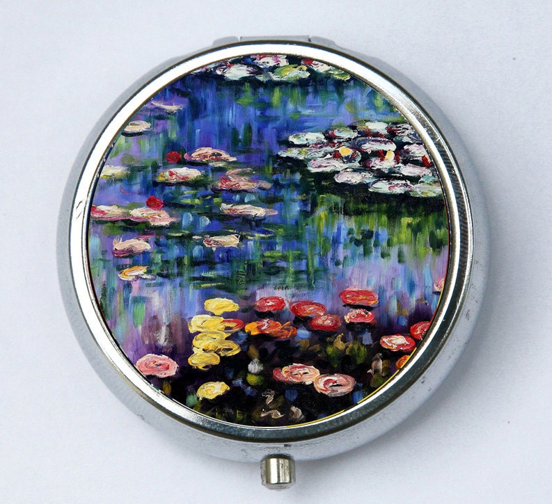 Seerosen Pillendose Boxhalter Feinste Kunst Malerei Claude Monet von che655