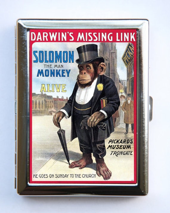 Solomon Der Affe Zirkus Zigarettenetui Brieftasche Visitenkartenhalter Sideshow Künstler von che655